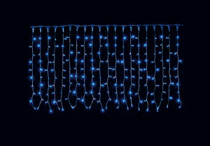 LEDカーテンライト2C 200球 ブルー