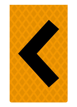 ニューコーンサイン蛍光オレンジ O-92 矢印