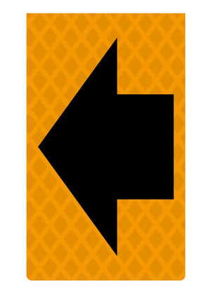 ニューコーンサイン蛍光オレンジ O-94 矢印