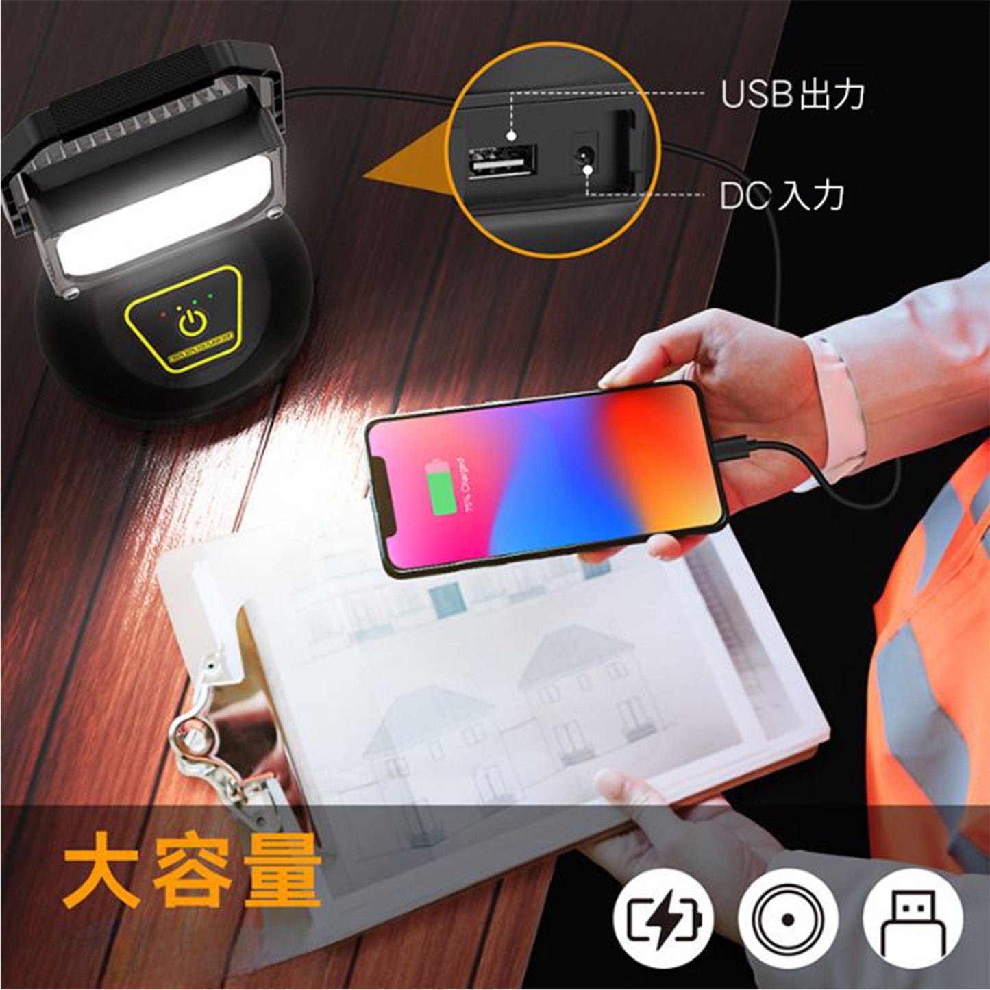 LED作業灯 27W