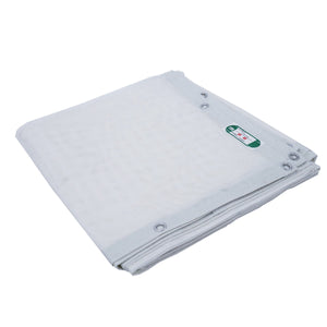 防炎メッシュシート 1.8m×5.1m 白