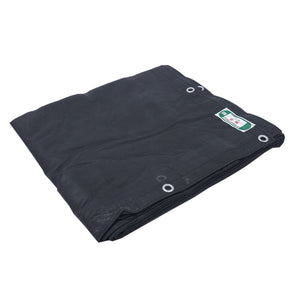 防炎メッシュシート 1.8m×5.4m 黒