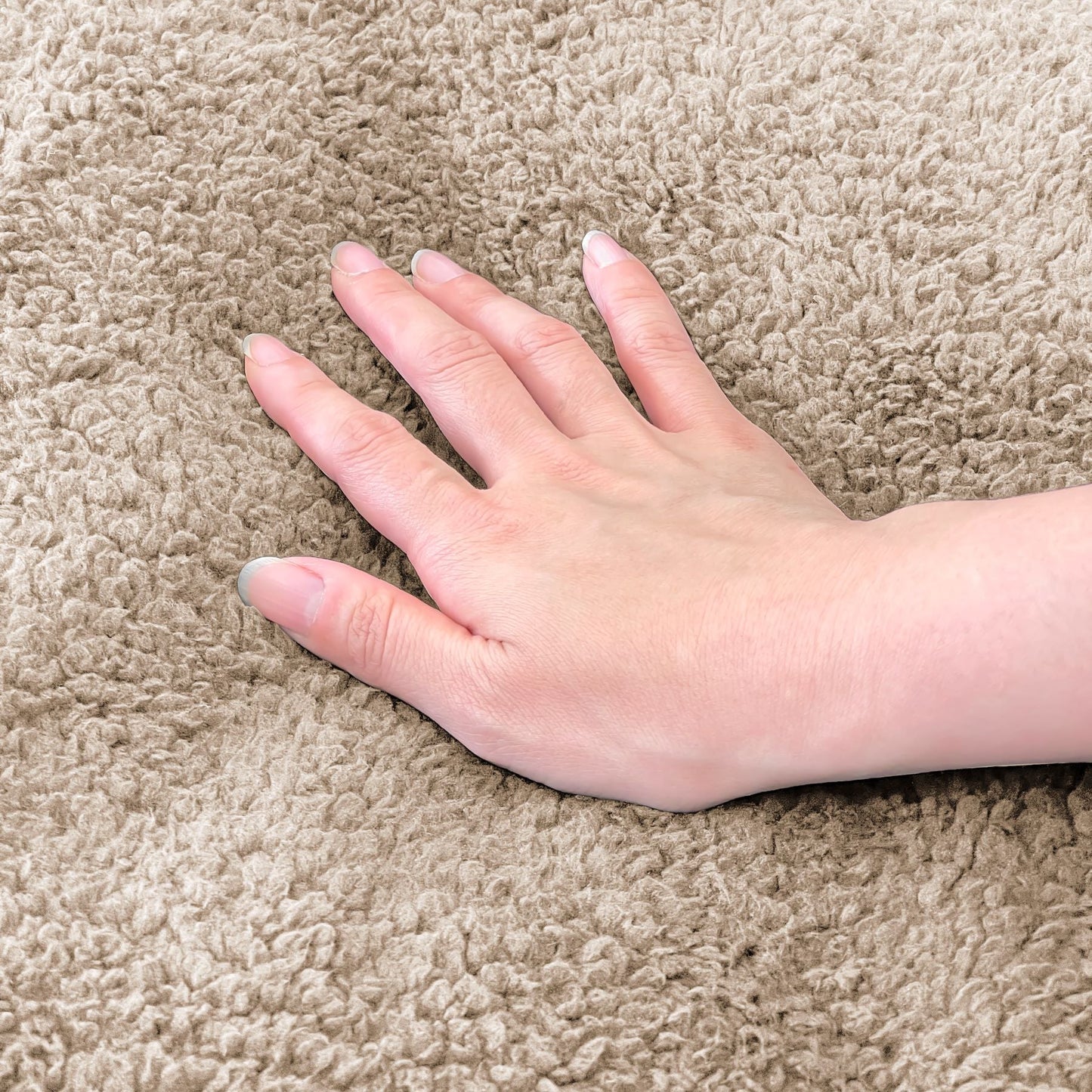 もこふわ着る毛布 ベージュ