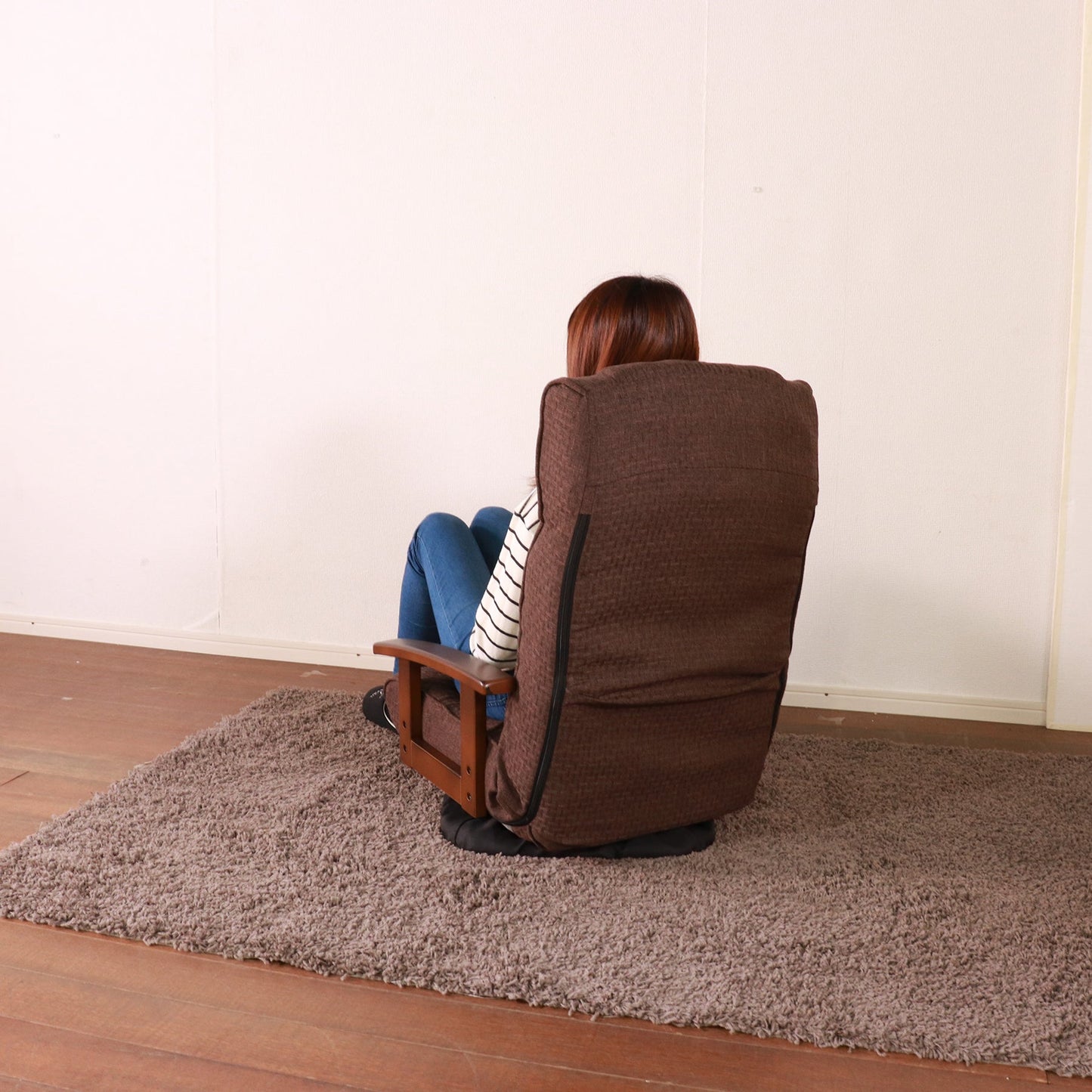 回転座椅子アクシス ダークブラウン