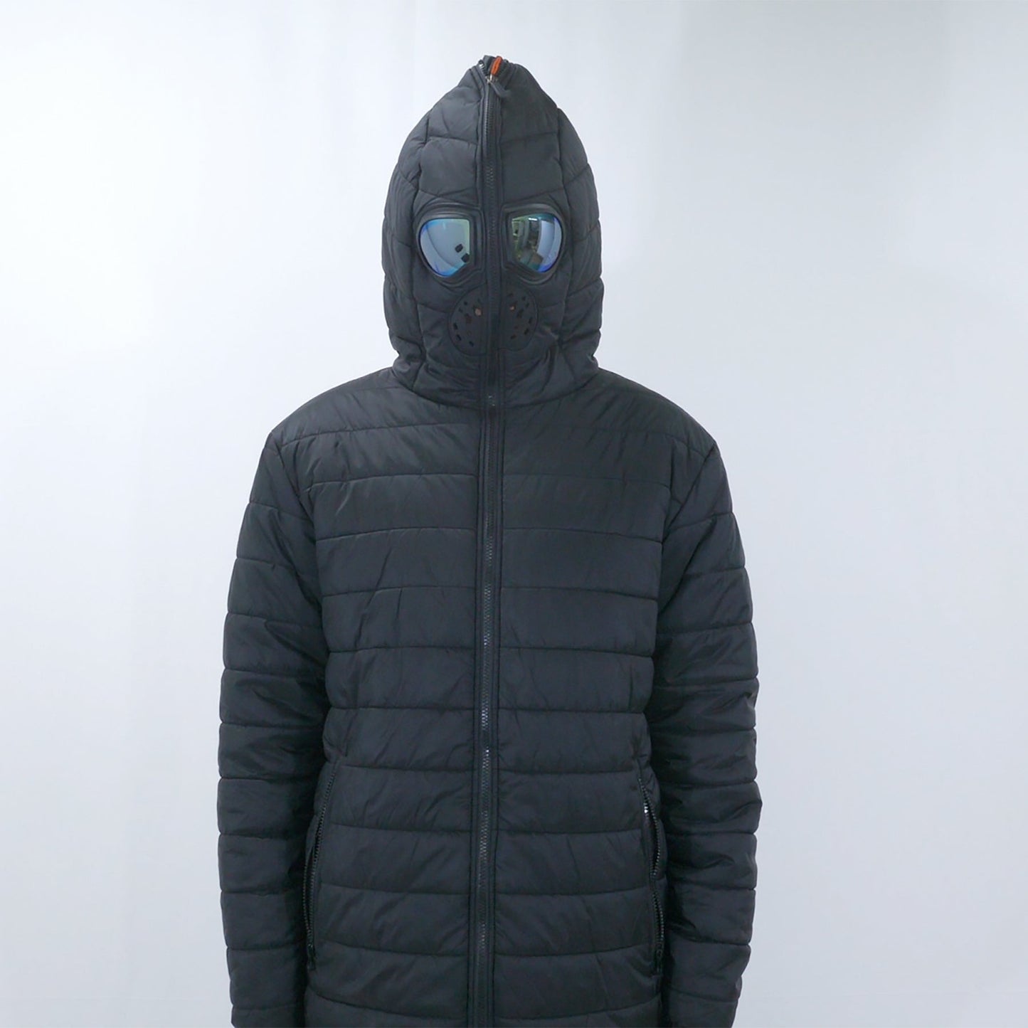 フルフェイスパーカー ブラック ELサイズ