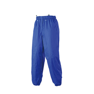 レインパンツ 裾ゴムタイプ ブルー Lサイズ