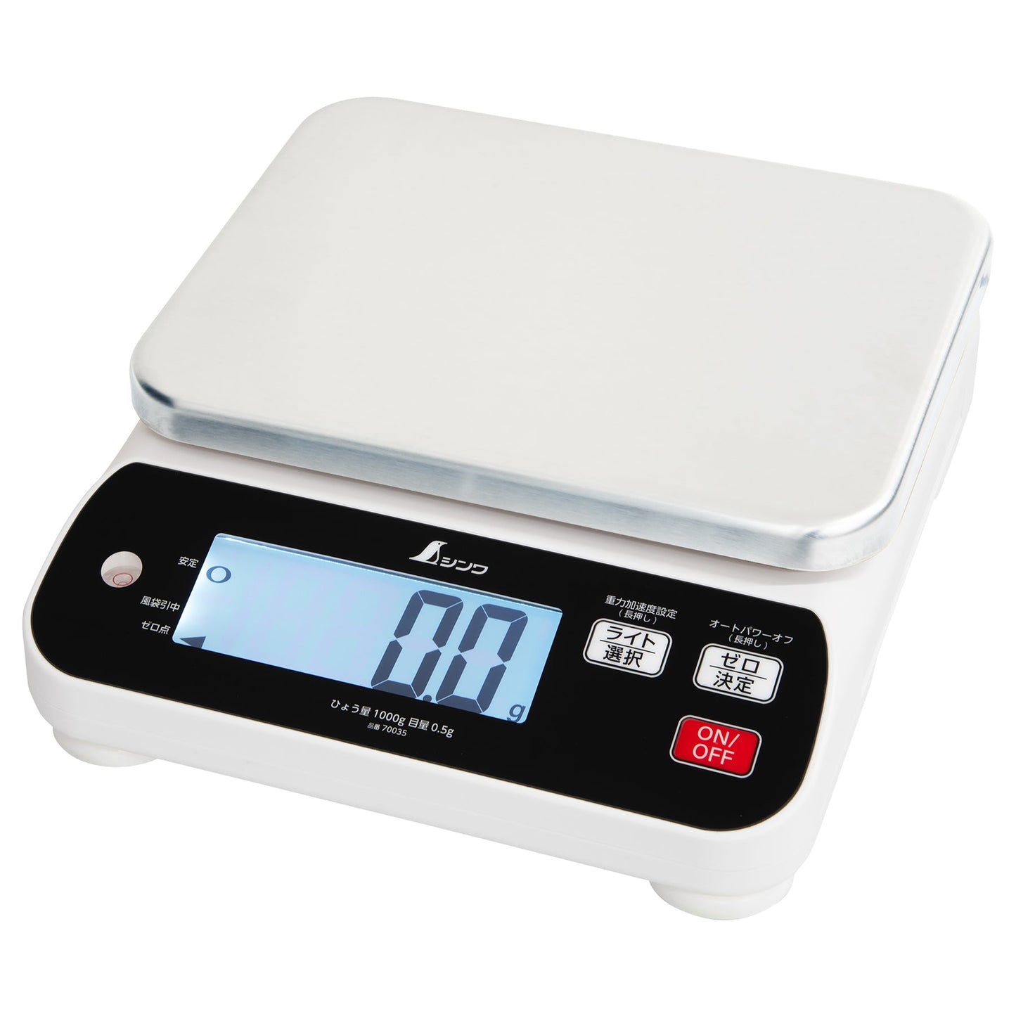 防塵防水デジタルはかりWP 1000g