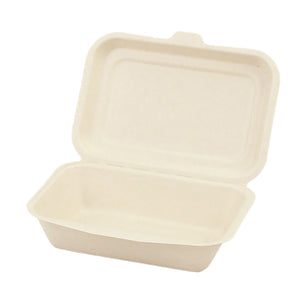 ECO&BASIC バガス ランチボックス 600ml 50入