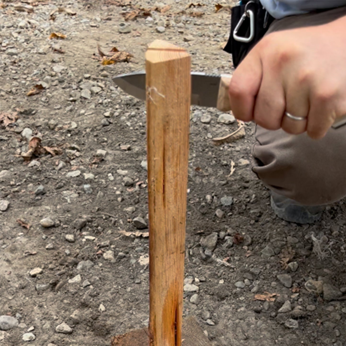 剣謙心 『アウトドアナイフ Yaiba S 樫ハンドル』『ナイフケース』セット