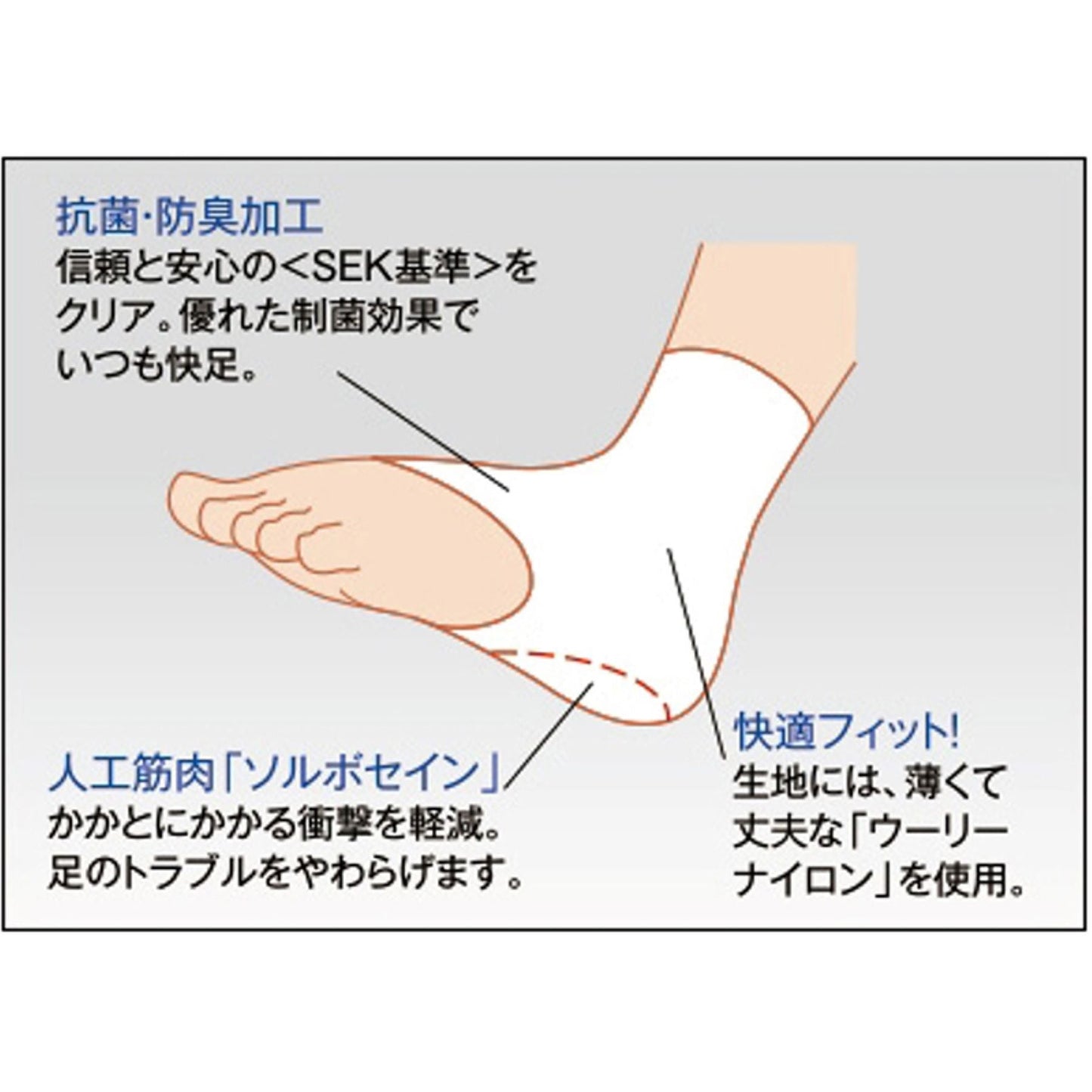 ソルボかかとくんサポータータイプ 1足入 ベージュ S