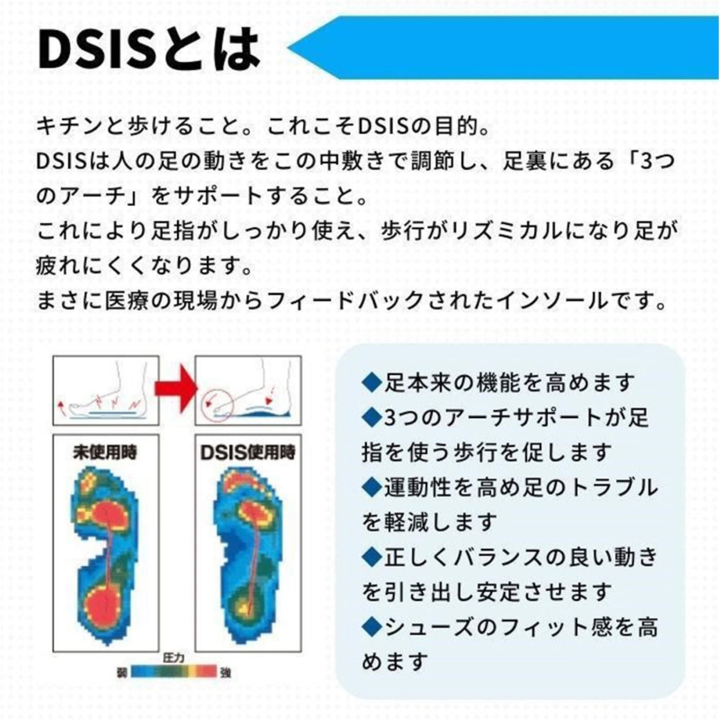 DSISソルボキッズ フルインソールタイプ グレー 22cm