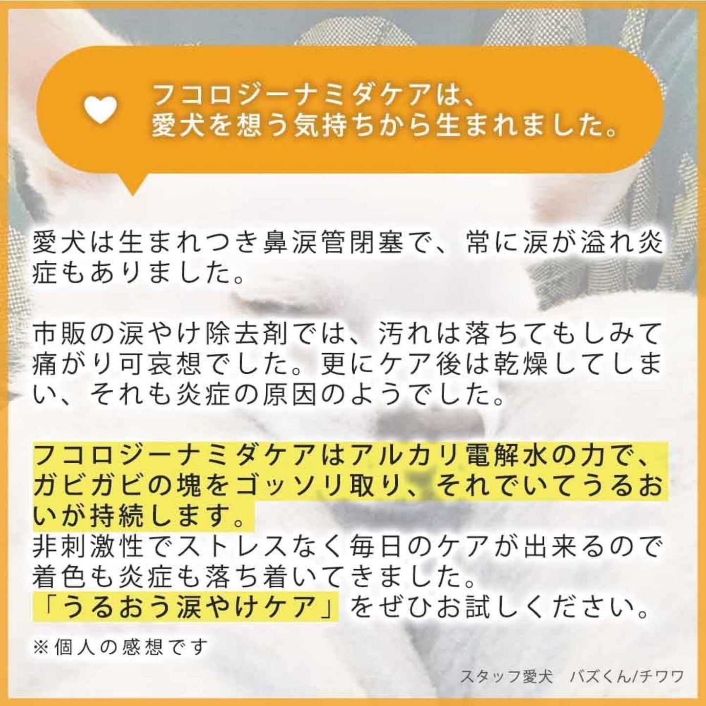 アトペット フコロジー ナミダケア(31mL)