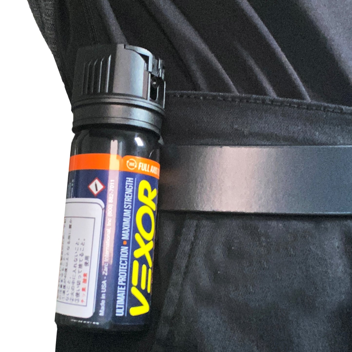 防犯スプレー VEXOR フルアクシス ジェル ベルトグリップ付
