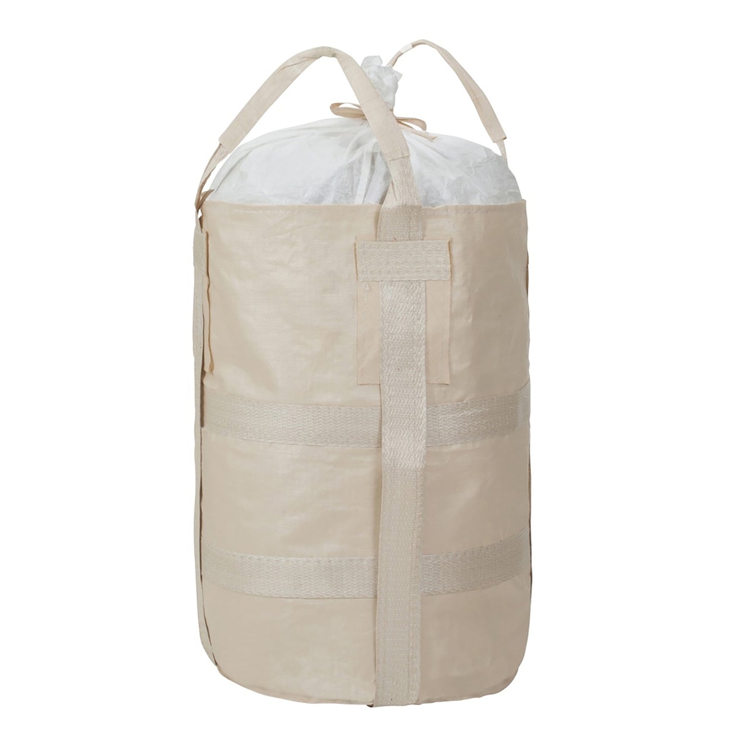 ドラム缶用コンテナバッグ 丸型 漏れ防止タイプ 容量200L 耐荷重1000kgタイプ 排出口あり 10枚セット