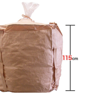 コンテナバッグ 丸型 漏れ防止 容量1050L 耐荷重1000kgタイプ 排出口あり 10枚セット