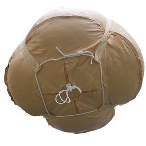 コンテナバッグ 丸型 容量1250L 耐荷重1000kgタイプ 排出口あり 10枚セット