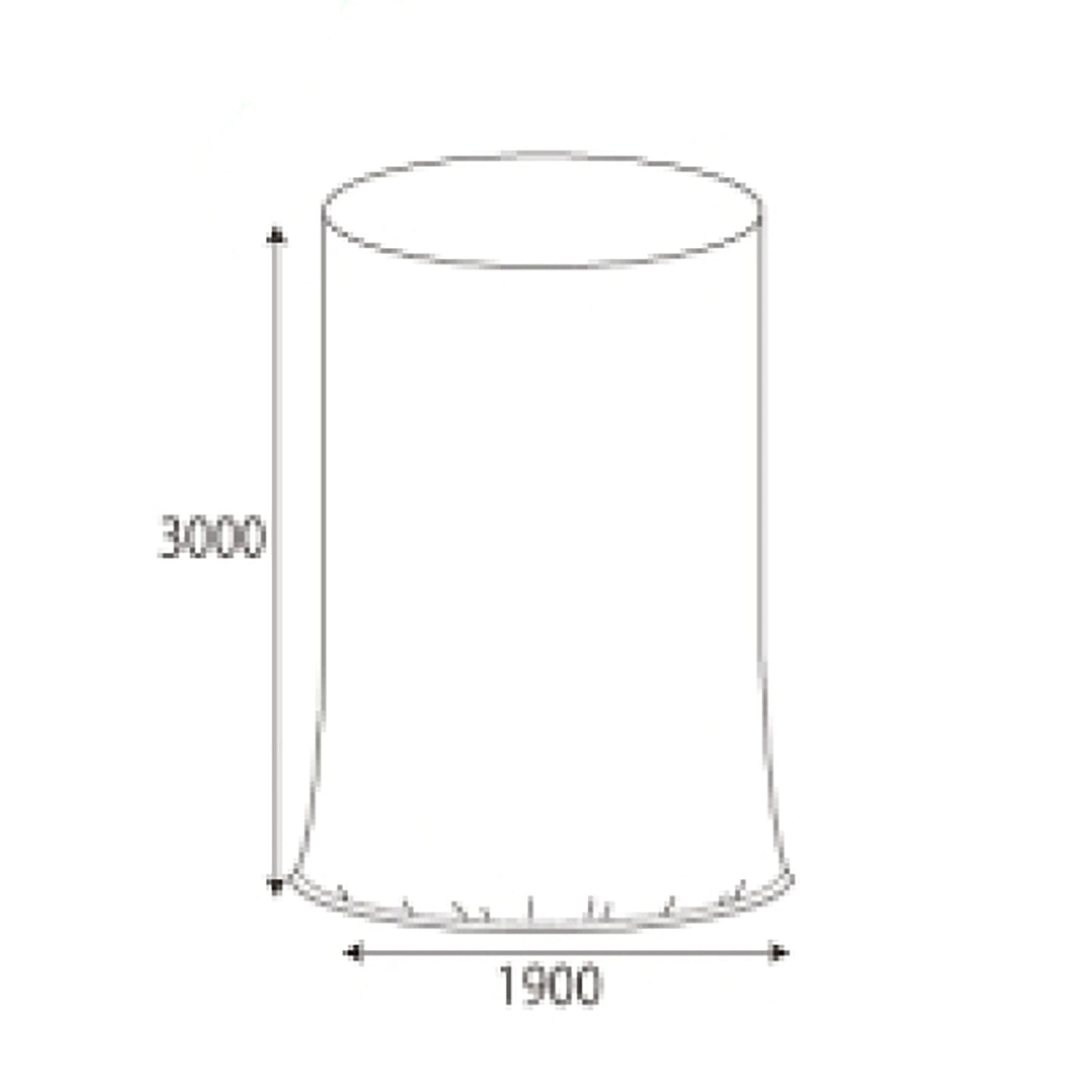 内袋1000L 厚み0.15㎜ フレコン用内袋 底シールあり 10枚セット