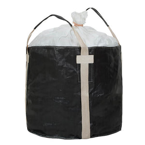 水切りコンテナバッグ 丸型 容量500L 耐荷重1000kgタイプ 排出口あり 10枚セット