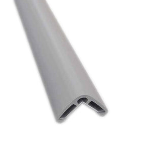 SCL型直角コーナー用コーナーガード 当板付き SCL-0065V 長さ1.5m グレー