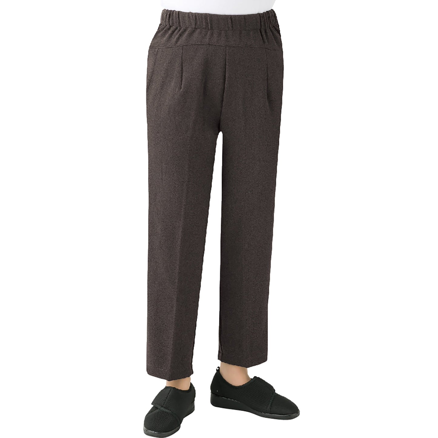 裏起毛スタイルケアパンツ 抗菌防臭 肉厚あったか素材 秋冬 婦人用 BR M