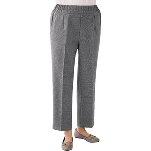 スタイルケアパンツ 抗菌防臭 ゆったり総ゴム 春夏 婦人用 GY 2L