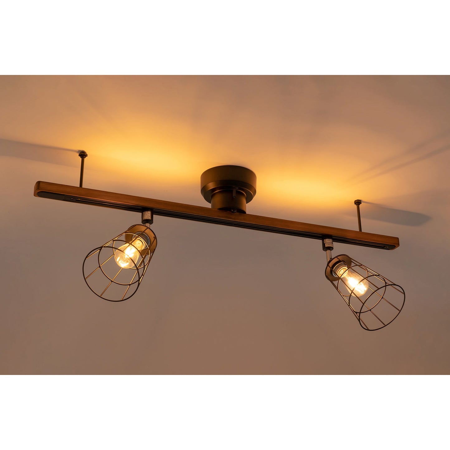 LIGHTING DUCT RAIL With LED WOOD