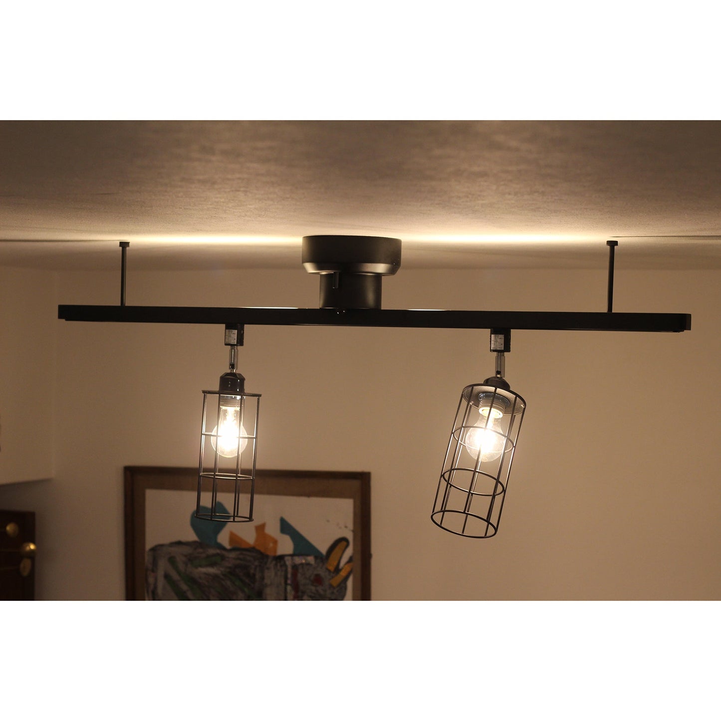 LIGHTING DUCT RAIL With LED WOOD