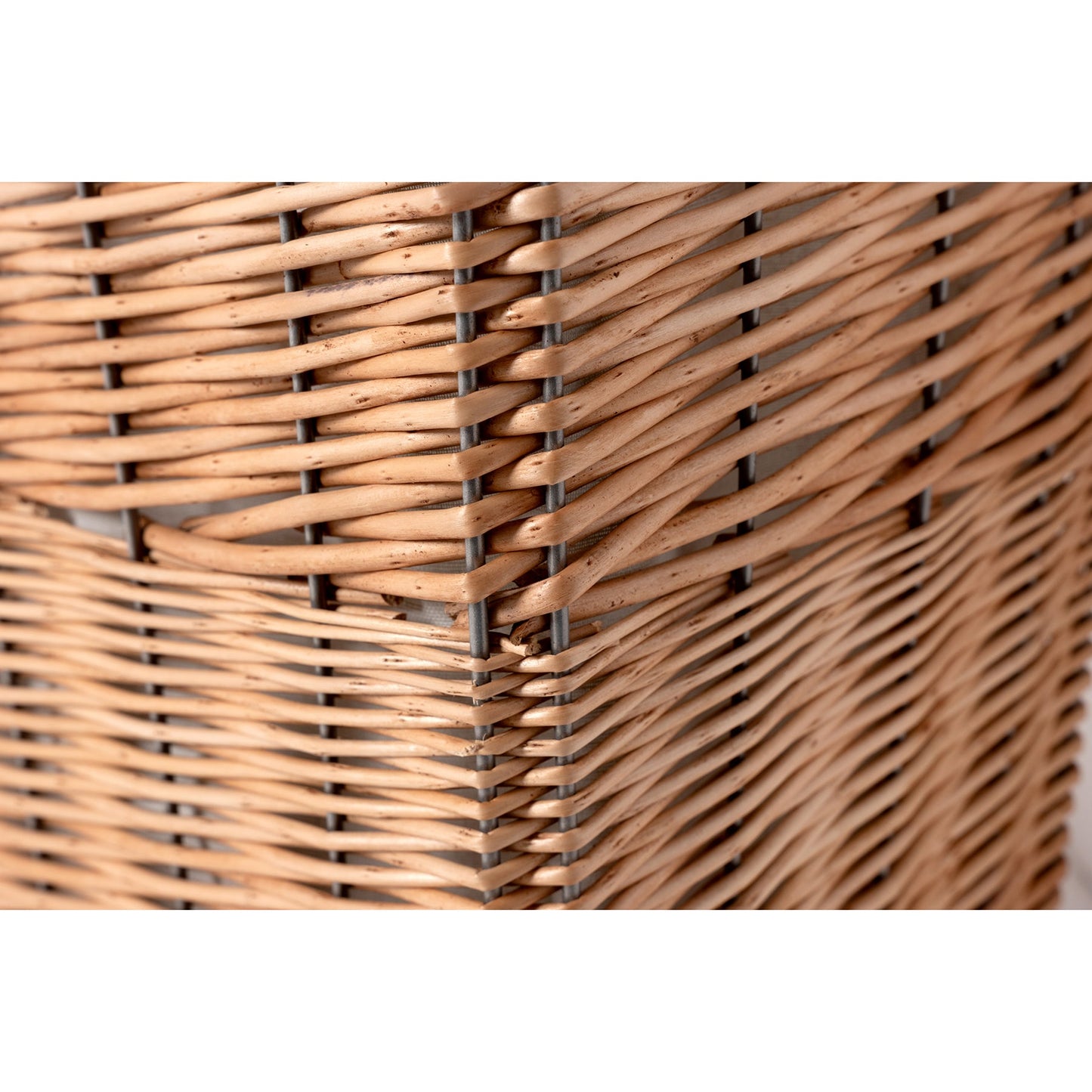 WILLOW LAUNDRY BASKET With CASTER 34L WH
