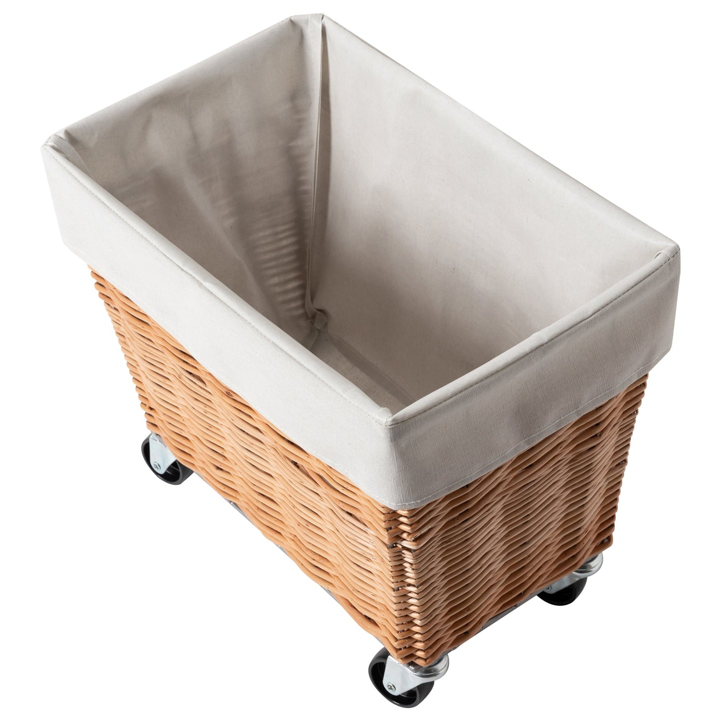 WILLOW LAUNDRY BASKET With CASTER 28L BE