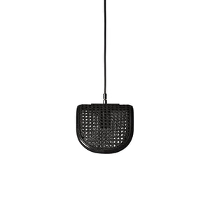 RATTAN PENGANT LAMP 1BULB BK