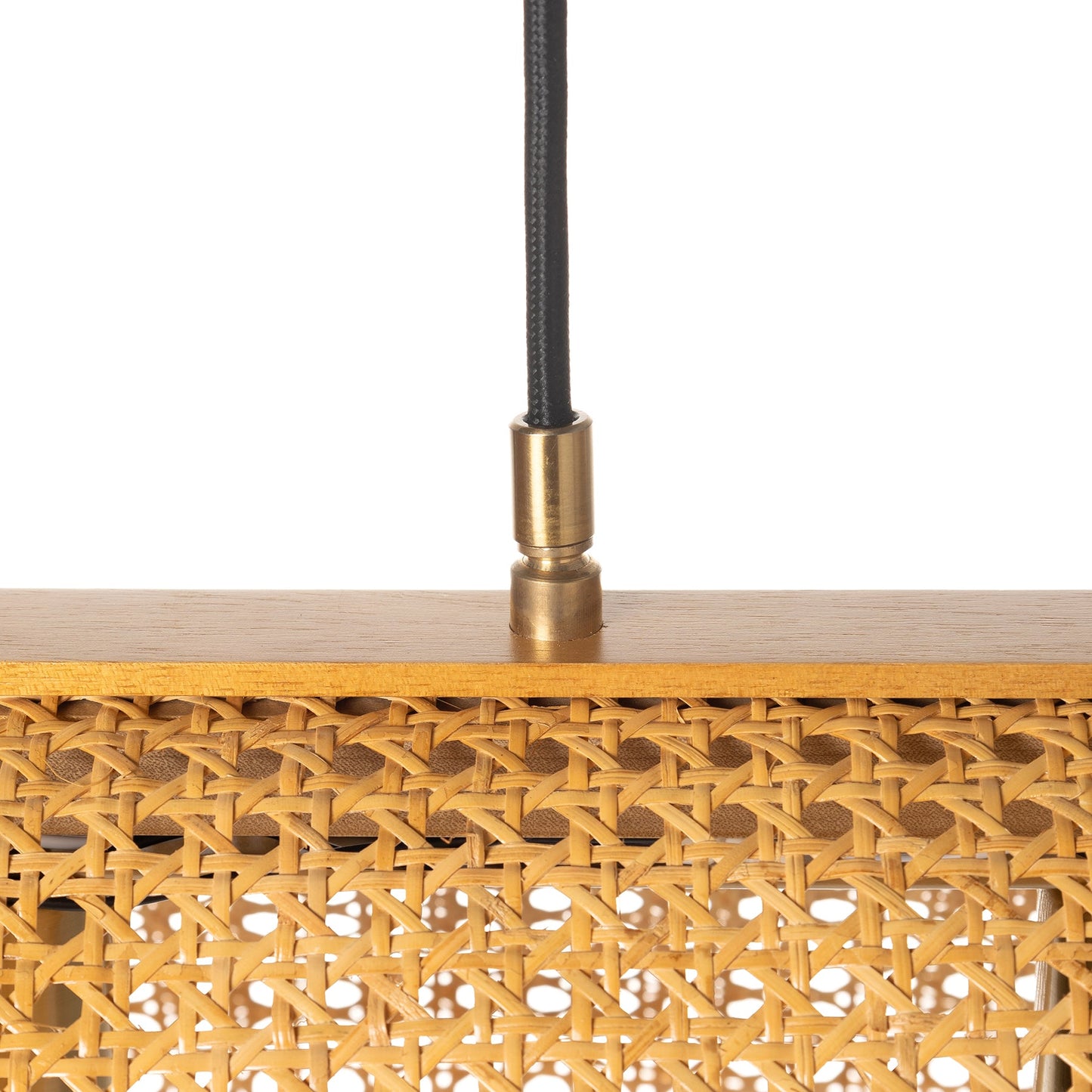 RATTAN PENGANT LAMP 2BULB NT