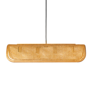 RATTAN PENGANT LAMP 4BULB NT
