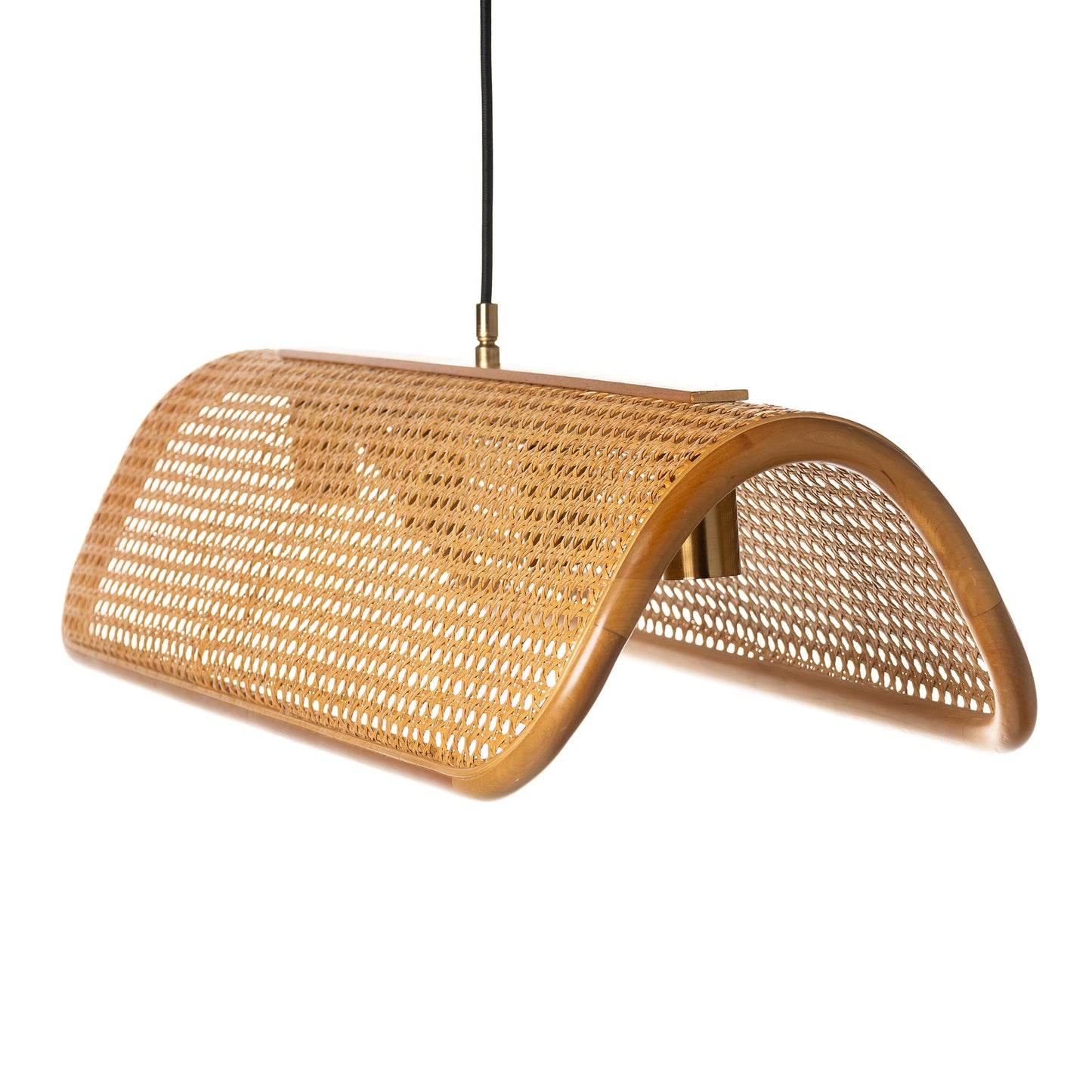 RATTAN PENGANT LAMP 4BULB NT