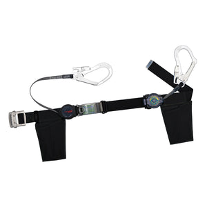 墜落制止用器具 胴ベルト/巻取式2丁掛け TB-ORL-2-593-SRBT