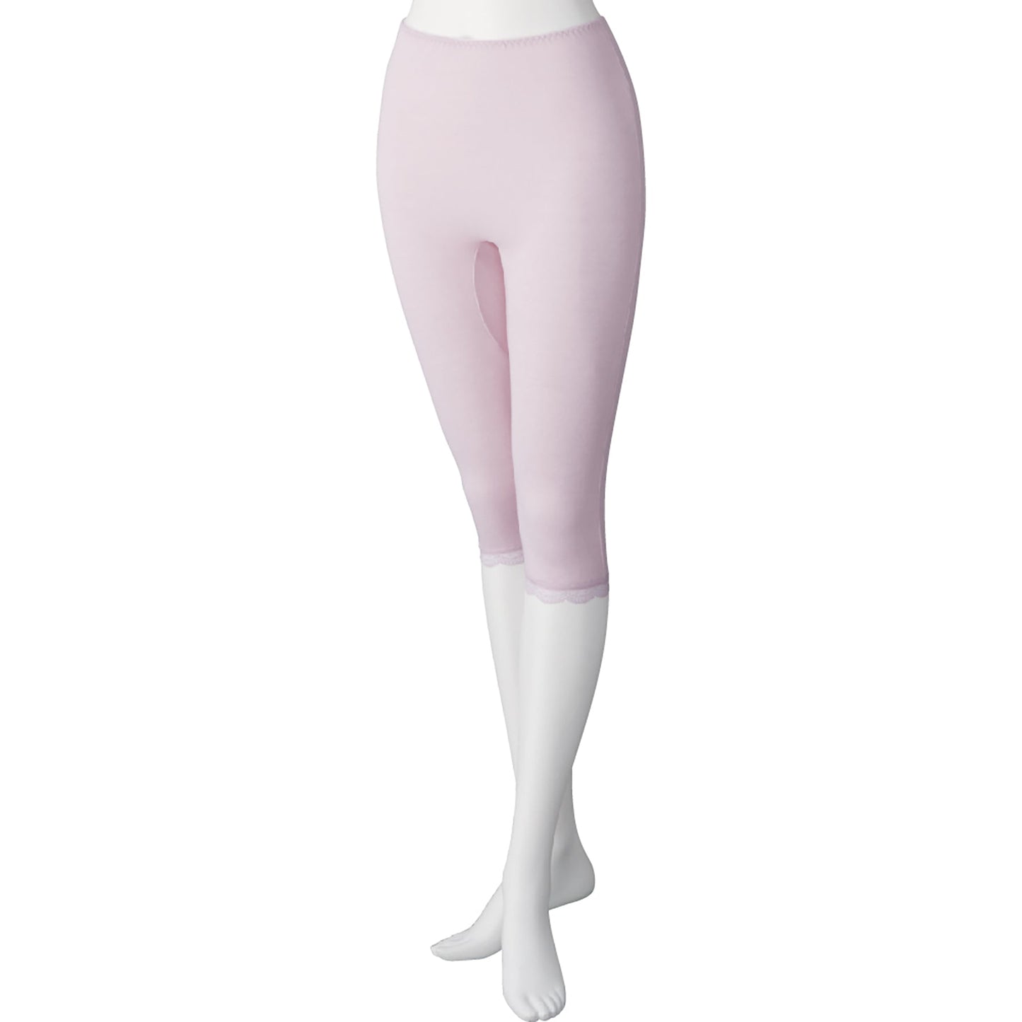 7分丈ボトム 綿100%保湿加工 はき心地快適 腰出にくい 婦人用 LV 2L