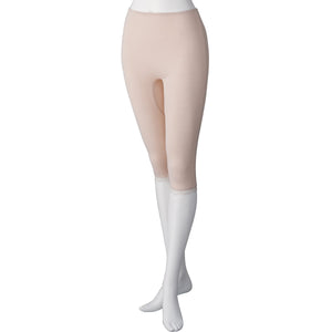 7分丈ボトム 綿100%保湿加工 はき心地快適 腰出にくい 婦人用 MC L