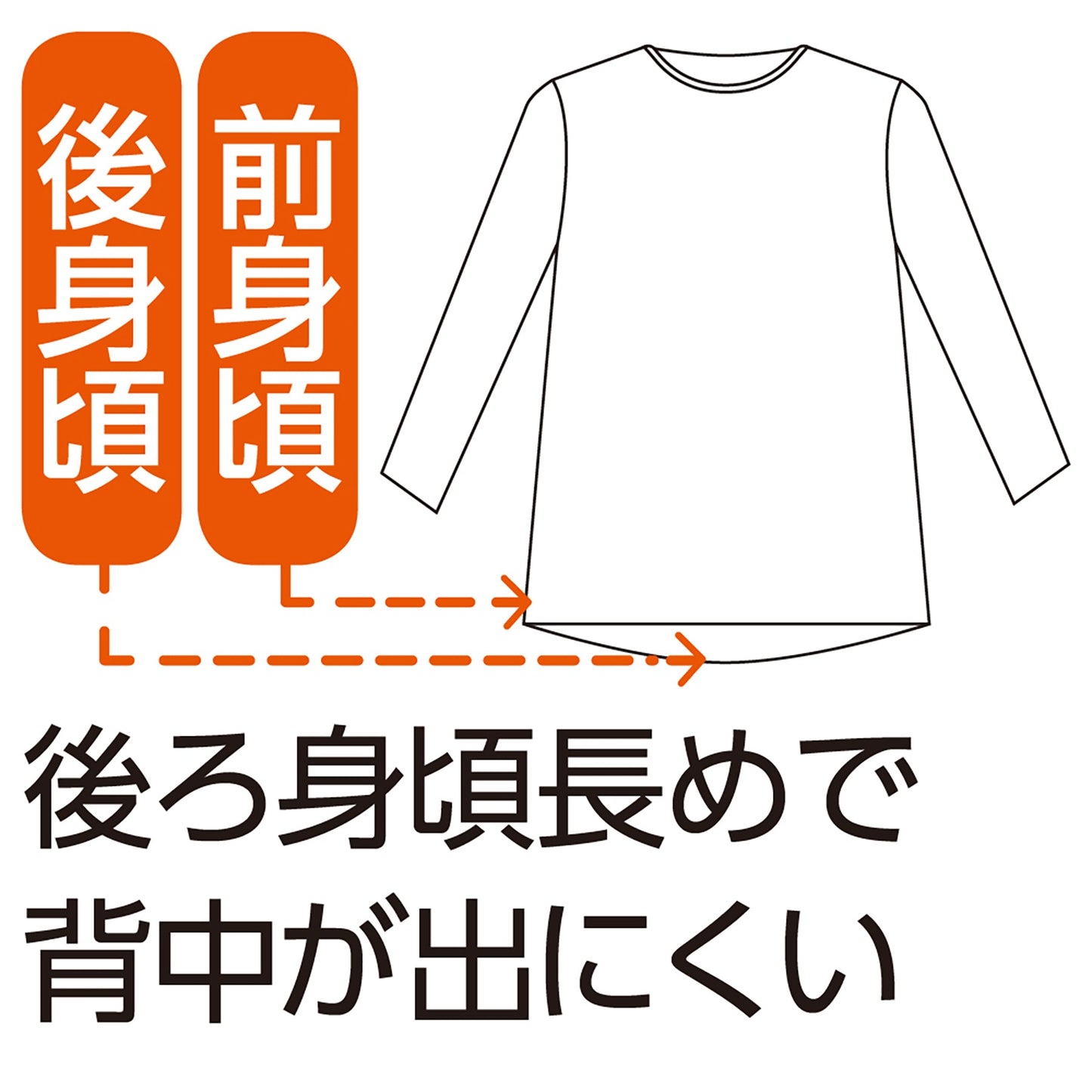 8分袖インナー 綿100%保湿加工 着心地快適 背中出にくい 婦人用 MC 3L