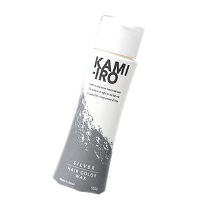 KAMIIRO メンズカラーワックス ボリュームアップ 天然由来成分 シルバー