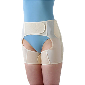 うす楽スイスイインナー股関節サポーター あったか 両足用 ベージュ M~L