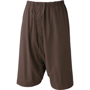 履くシーツ 尿漏れ対策 360度透湿防水素材 ズボンスカート2WAY ブラウン