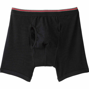 安心快適ボクサーブリーフ(2枚組) 前開き 速乾消臭加工 紳士用 BK 2L