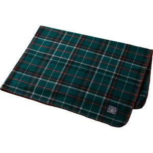 フリースハーフケット 軽くて暖か 冷え対策 洗濯機OK 100×140cm GR