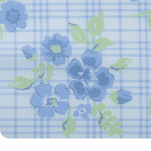 食事用エプロン はっ水加工 洗濯機乾燥機可 お年寄り食事 介護 花BL