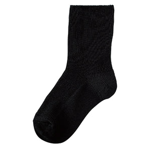 足首ゆったりソックス 抗菌防臭加工 足首ゴムなし 24~26cm ブラック