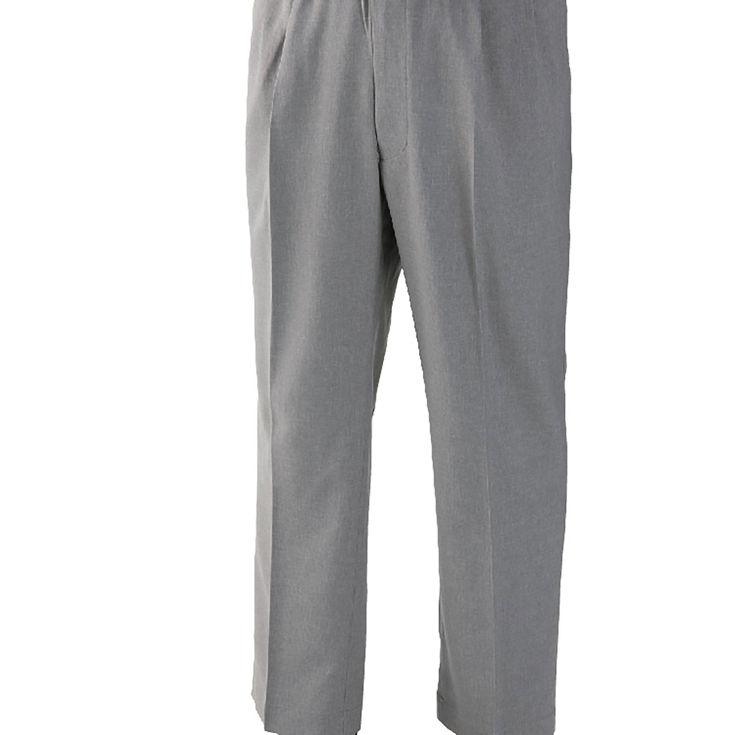 ワンタッチテープ使いらくらくファスナーパンツ 股下70cm 紳士用 GY 2L