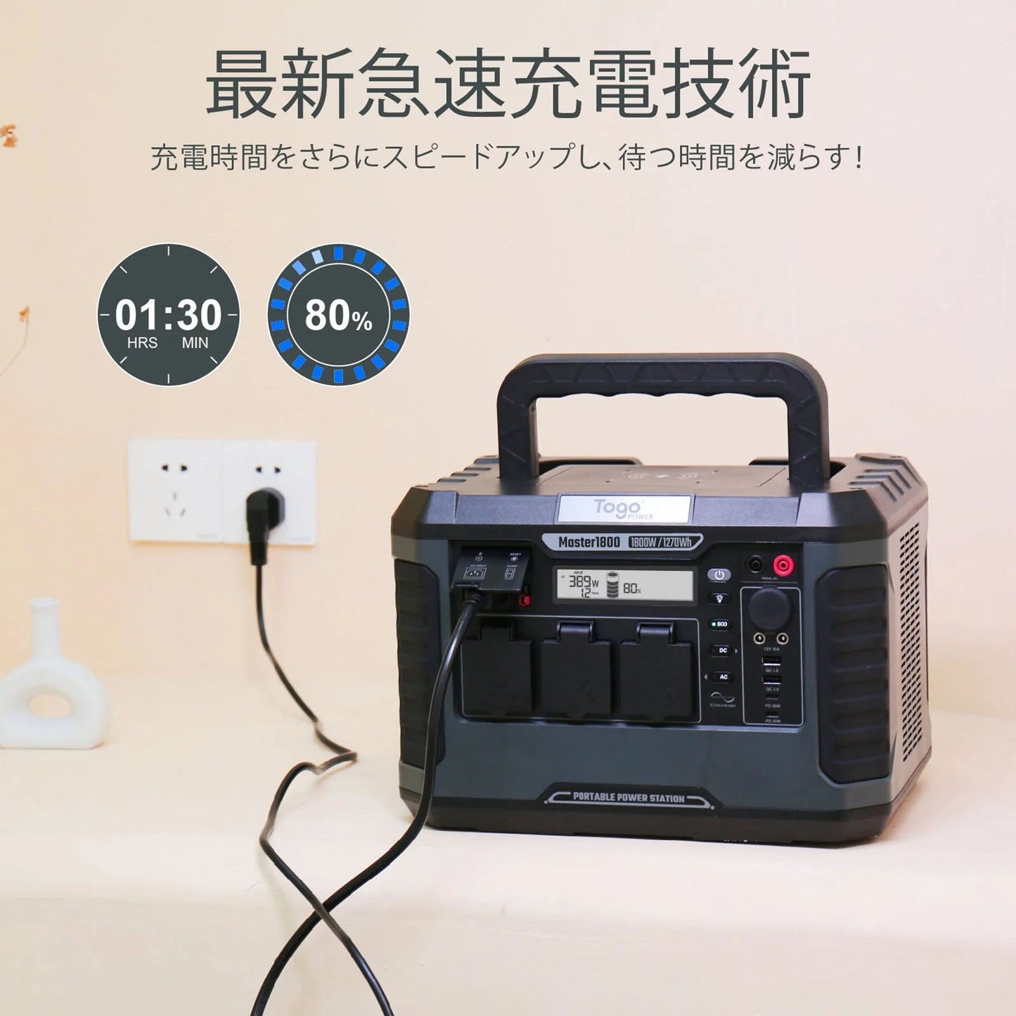 TogoPower MASTER1800NEW ポータブル電源