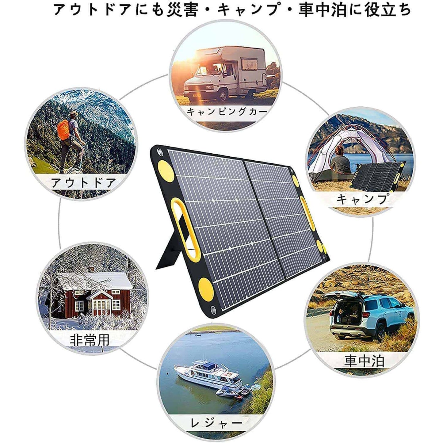 TogoPower ADVANCE 100W ソーラーパネル 太陽光パネル 防災安全協会推奨