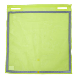 メッシュ旗 蛍光イエロー(周囲反射付) JWF-MKYR(個人宅配送不可)