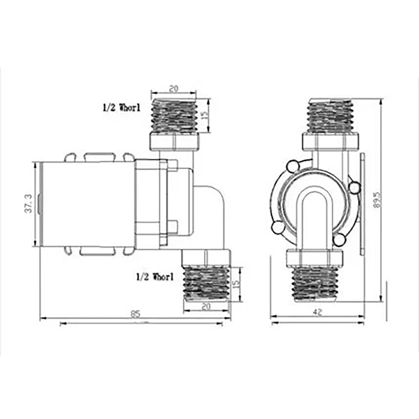 循環ポンプ M100-15SL ニップルなし