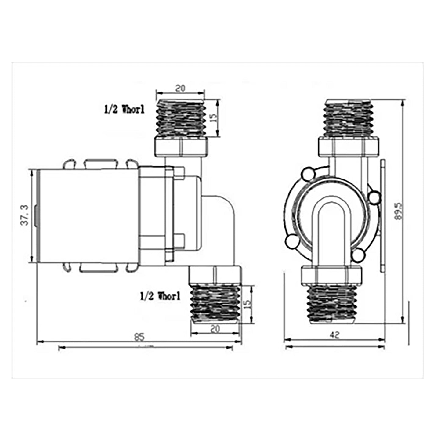循環ポンプ M12-15SL ニップルなし